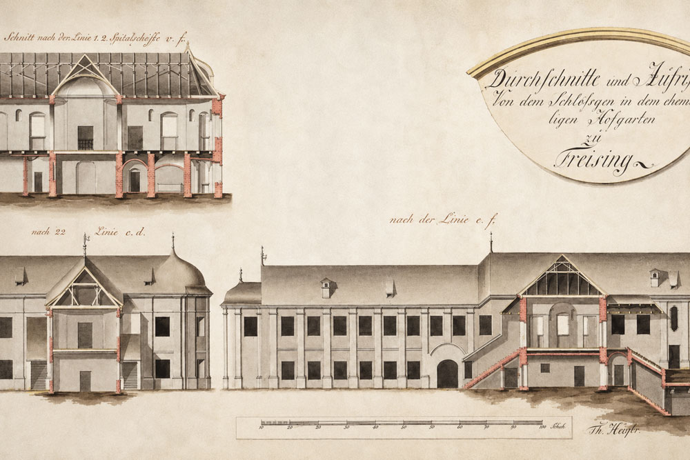 Hofgartenschloss Freising im Landkreis Freising