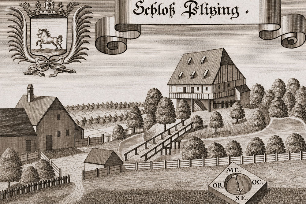 Schloss Flitzing (Wasserburg Flitzing) im Landkreis Freising