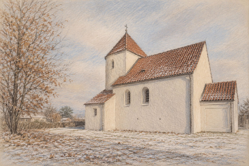Wehrkirche Kleinviecht (Sankt Pauli Bekehrung) im Landkreis Freising
