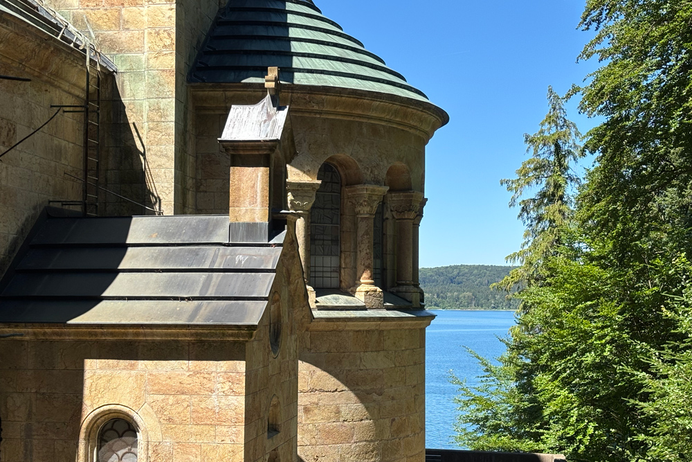 Votivkapelle (Berg) beim Schloss Berg (Bayern) im Landkreis Starnberg