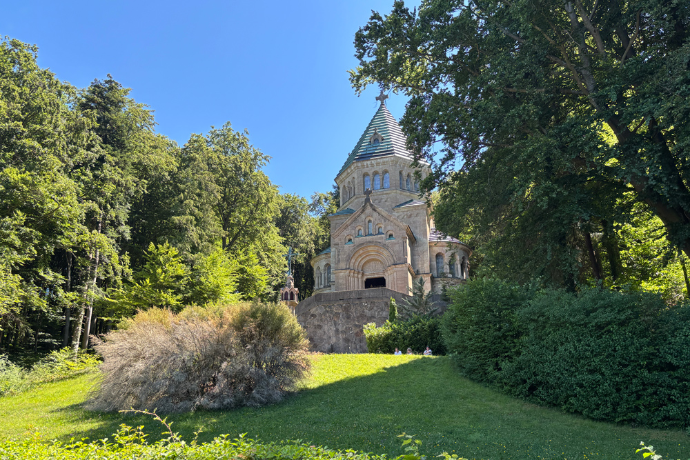 Votivkapelle (Berg) beim Schloss Berg (Bayern) im Landkreis Starnberg
