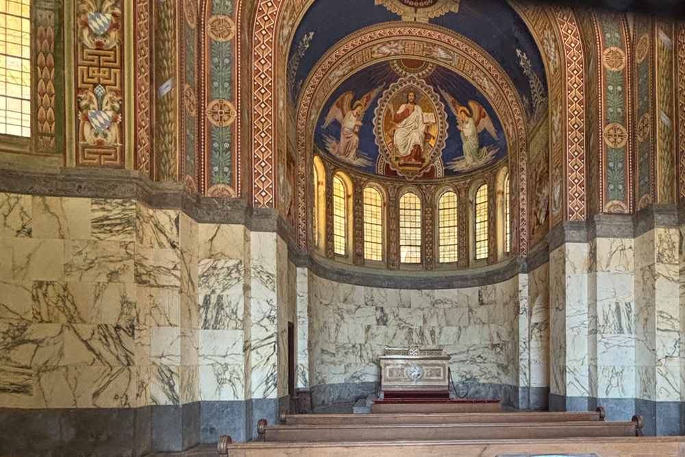 Votivkapelle (Berg) beim Schloss Berg (Bayern) im Landkreis Starnberg