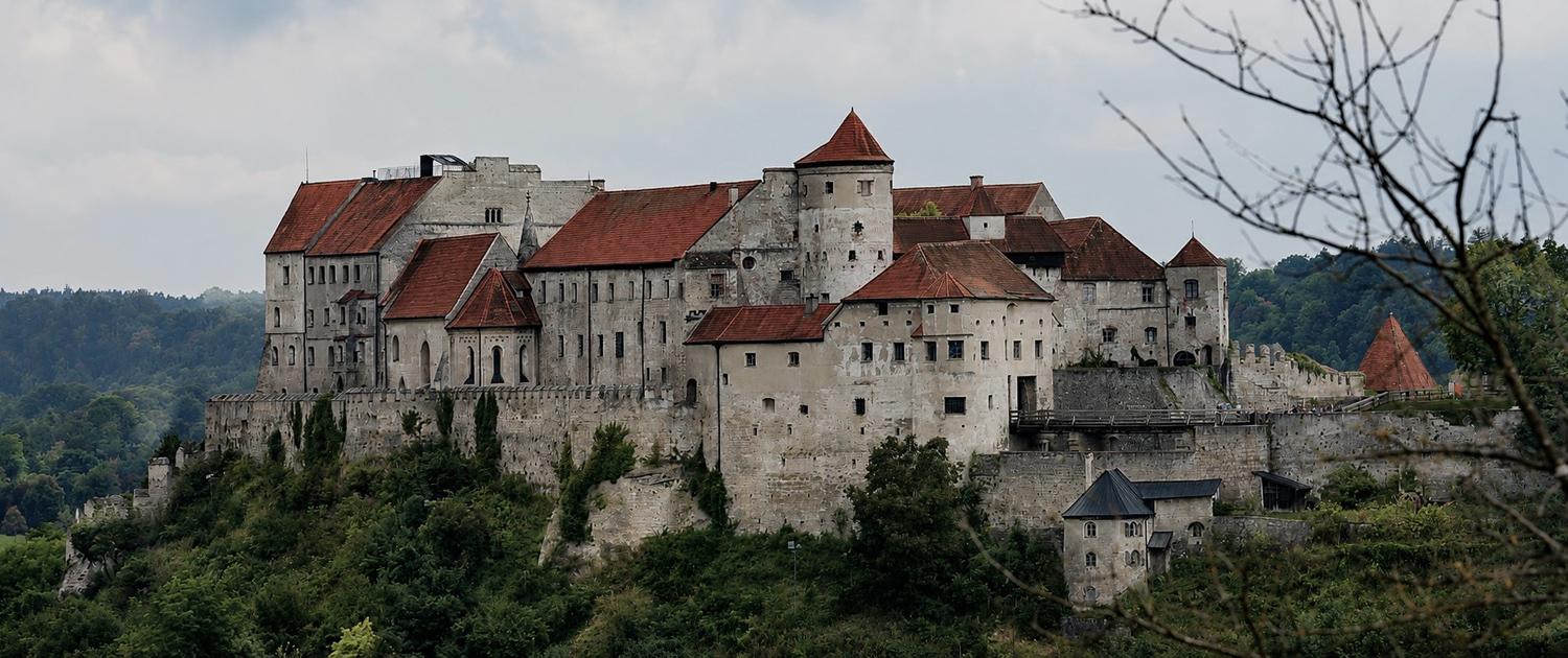 Burg zu Burghausen im Landkreis Altötting