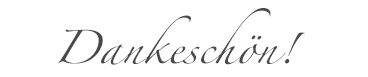 Dankeschön Dankeschön