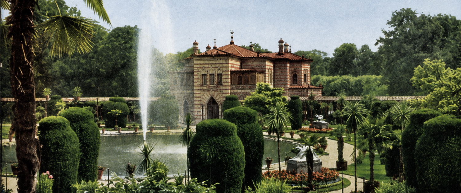 Schloss in der Wilhelma in der Landeshauptstadt Stuttgart