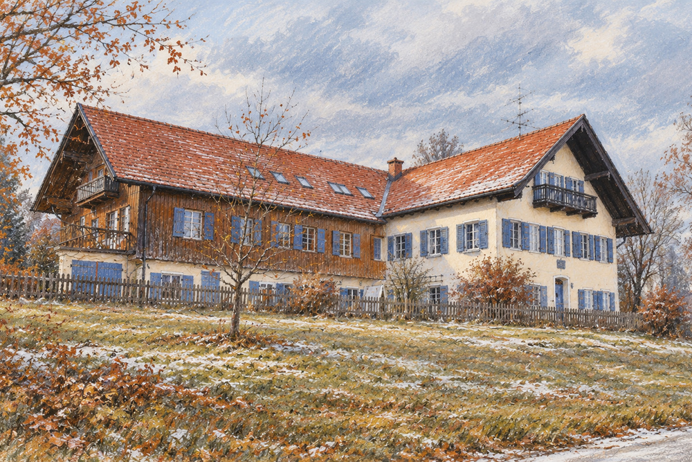 Adelssitz Holzhausen im Landkreis München
