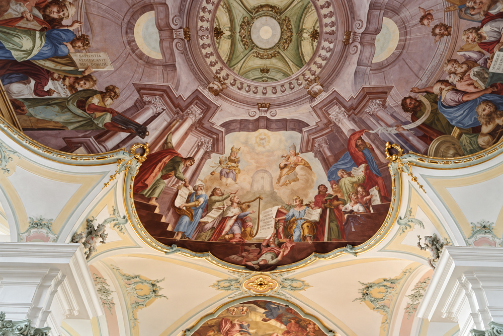 Kloster Polling (ehemaliges Kloster der Benediktiner, dann der Augustiner-Chorherren) im Landkreis Weilheim-Schongau