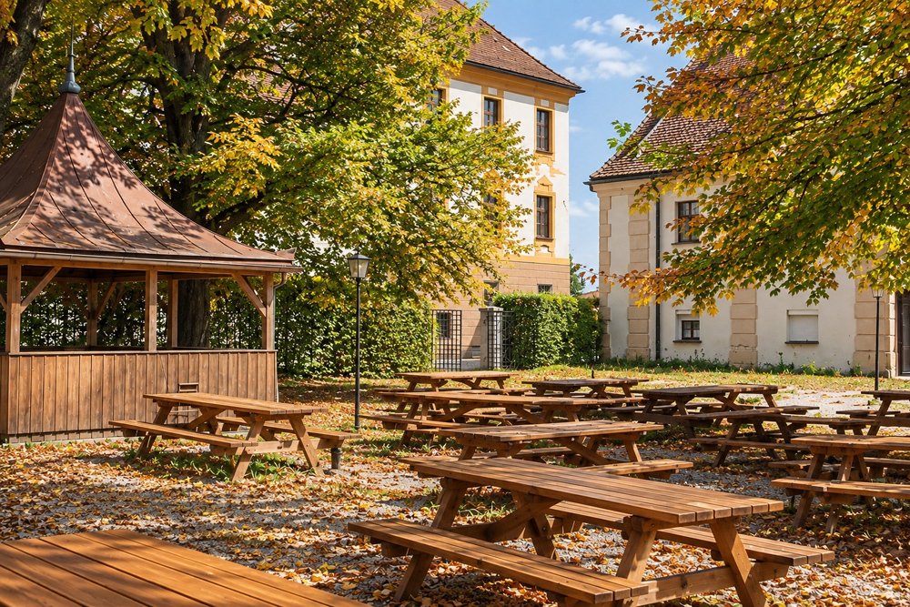 Kloster Polling (ehemaliges Kloster der Benediktiner, dann der Augustiner-Chorherren) im Landkreis Weilheim-Schongau