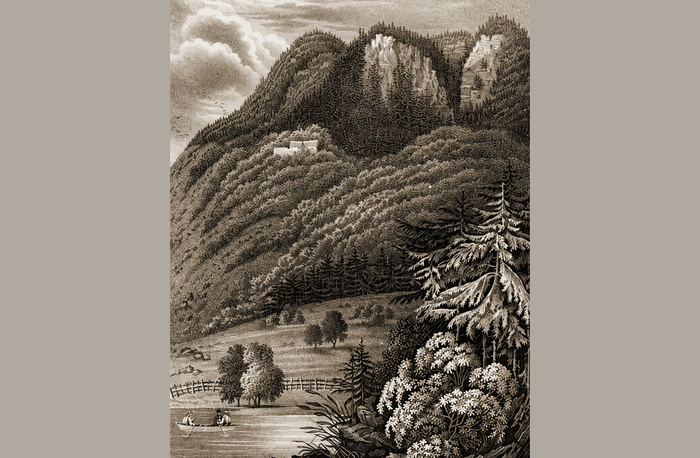 Burgruine Hohenwaldeck im Landkreis Miesbach