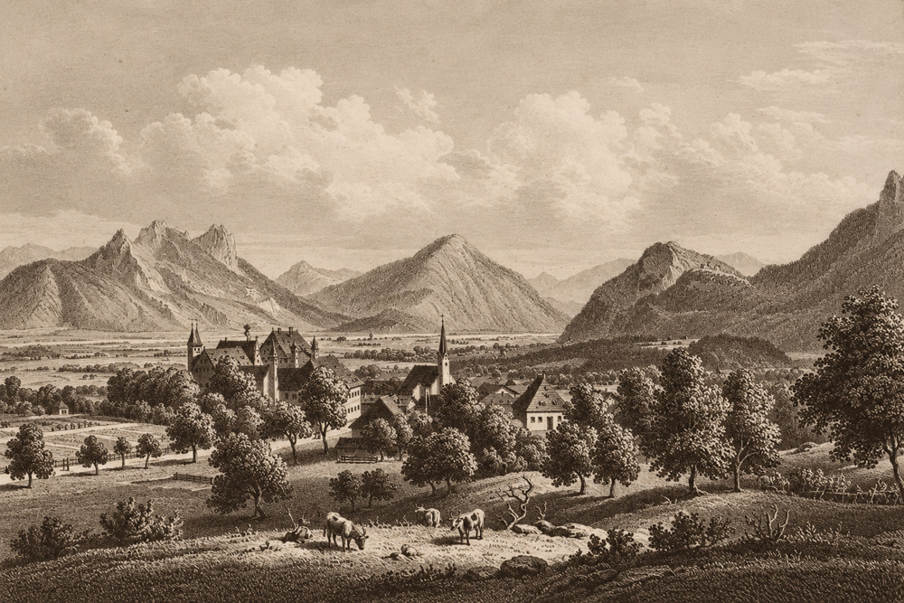 Schloss-Brannenburg-Lithografie-um-1850-KI-web
