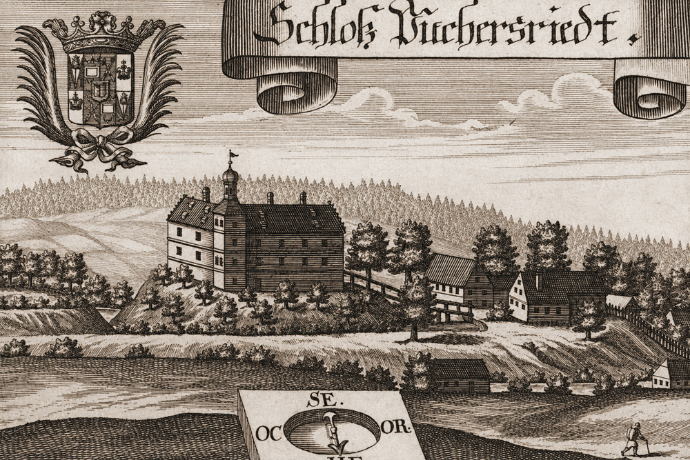 Schloss Buchersried (Puchersriedt) im Landkreis Pfaffenhofen an der Ilm
