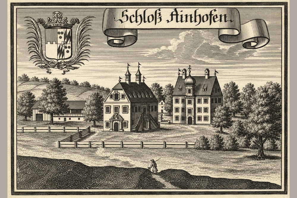 Schloss Maxhofen (Schloss Ainhofen) im Landkreis Rosenheim