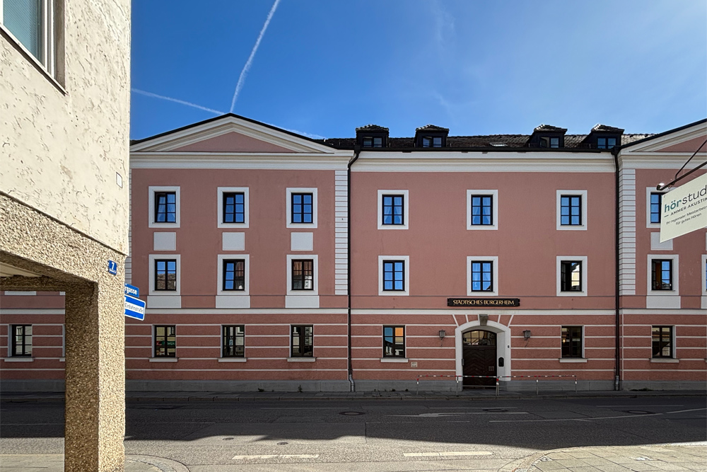 Ehemaliges Franziskanerkloster in Weilheim im Landkreis Weilheim-Schongau