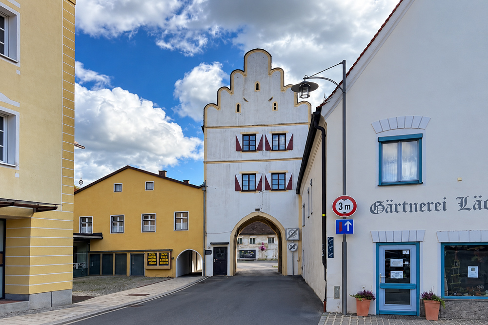 Stadtbefestigung Neumarkt-Sankt Veit - Unteres Markttor Stadtbefestigung Neumarkt-Sankt Veit im Landkreis Mühldorf am Inn