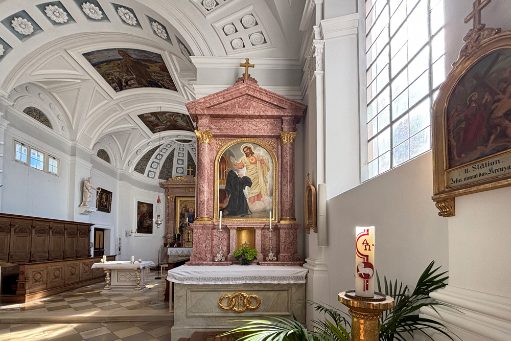 Ehemaliges Franziskanerkloster in Weilheim im Landkreis Weilheim-Schongau